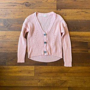 Ultra Flirt Pink Cardigan. Soft, Comfortable, Cute and Relaxed Fit